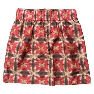 J Crew Skirt Size 2 Women’s Mini Above Knee Circle Style Multicolor Boho hippie